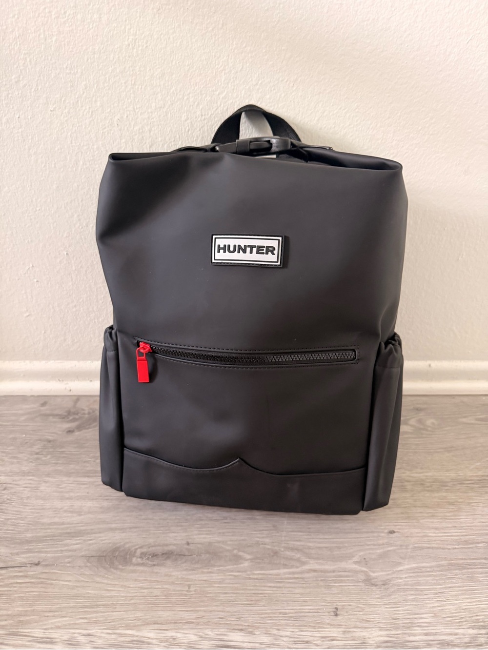 Hunter Top Clip Backpack Water Resistant Black Unisex (New)